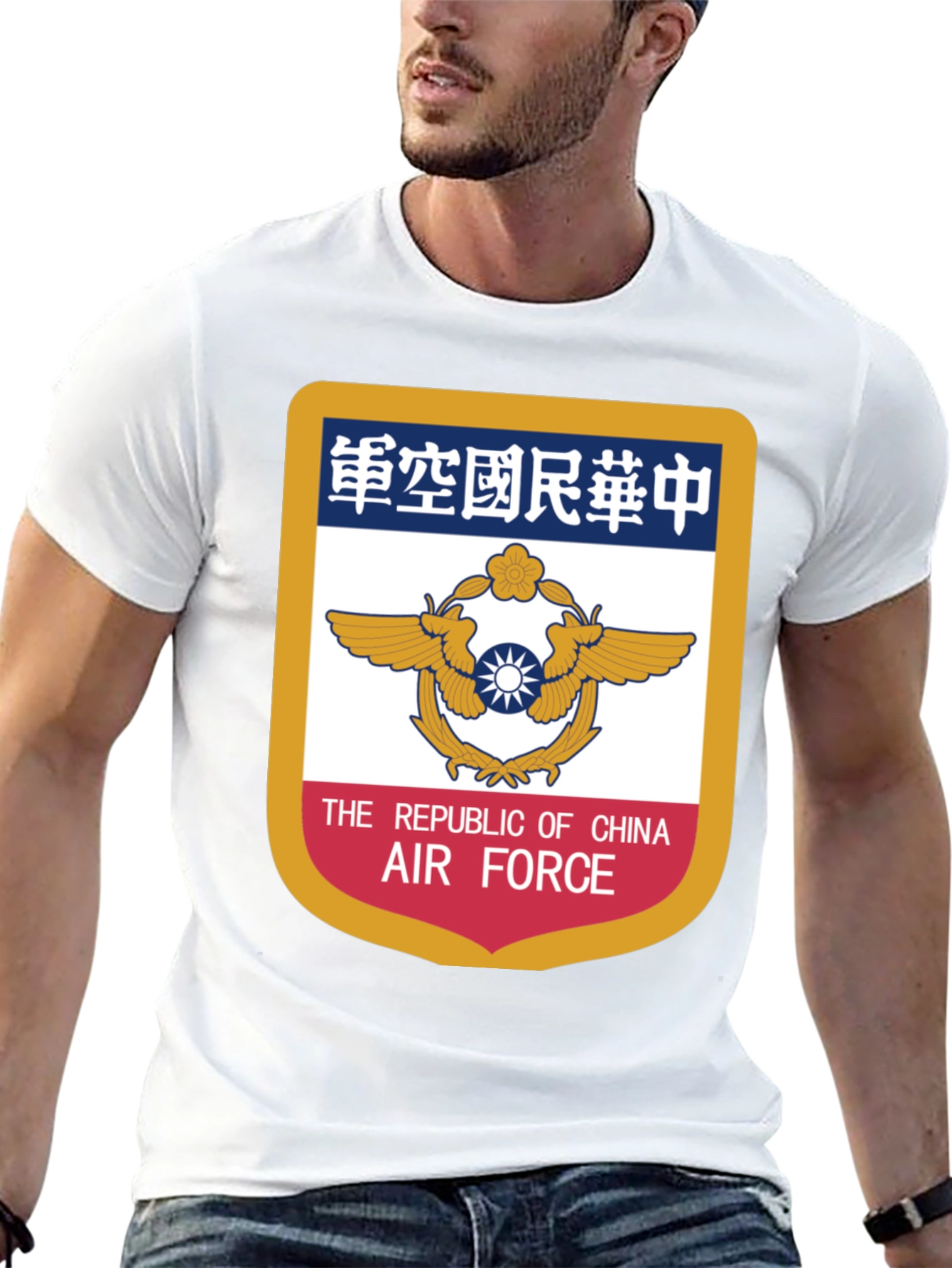 Camiseta Negra Fuerza Aérea República de China