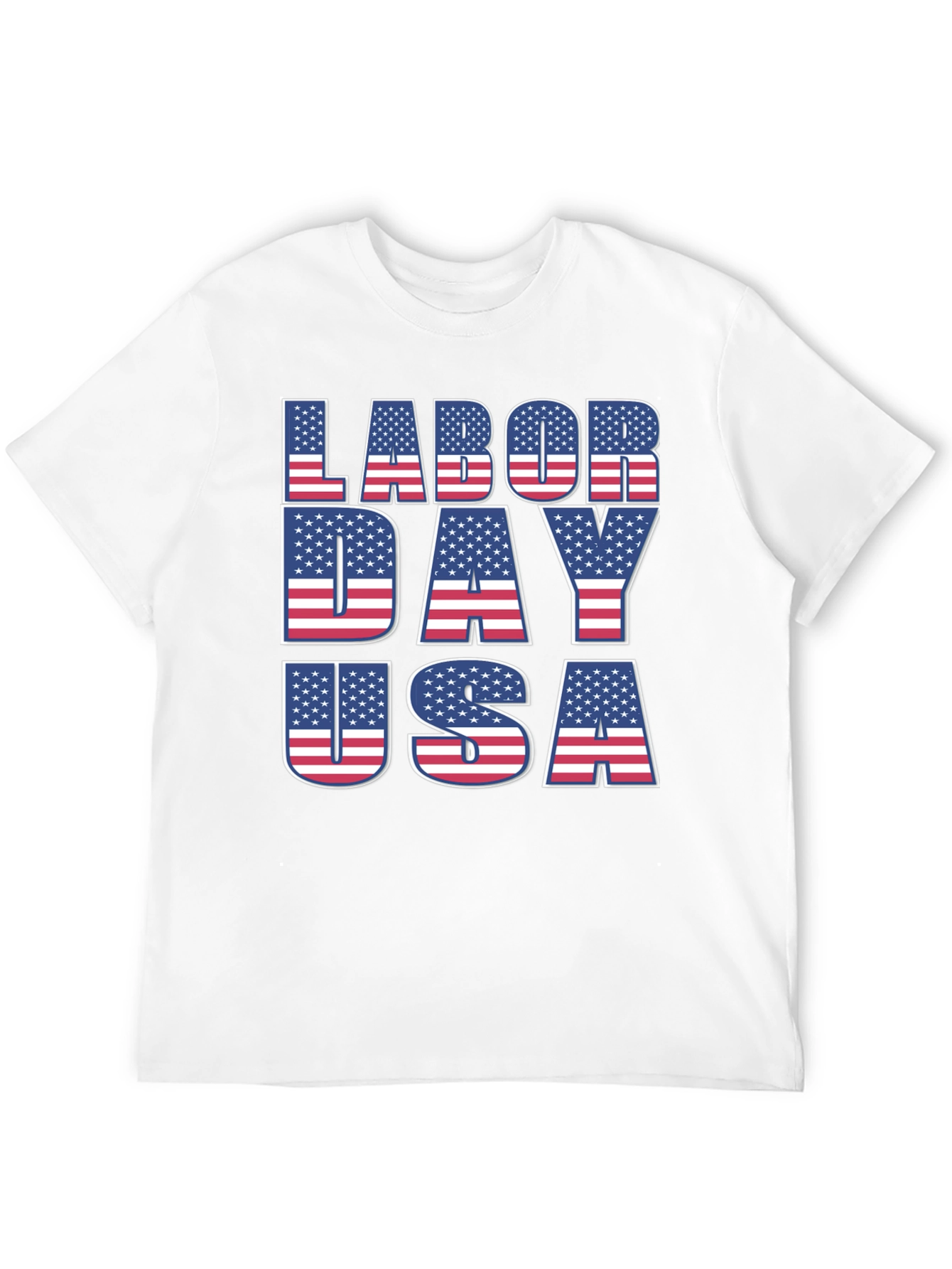 Camiseta Negra Día del Trabajo USA