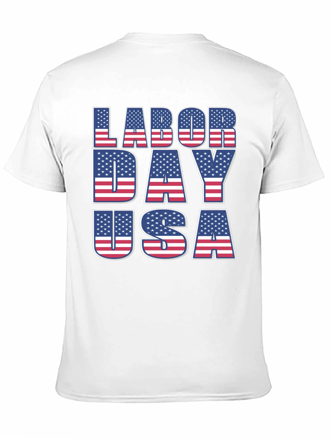Camiseta Negra Día del Trabajo USA