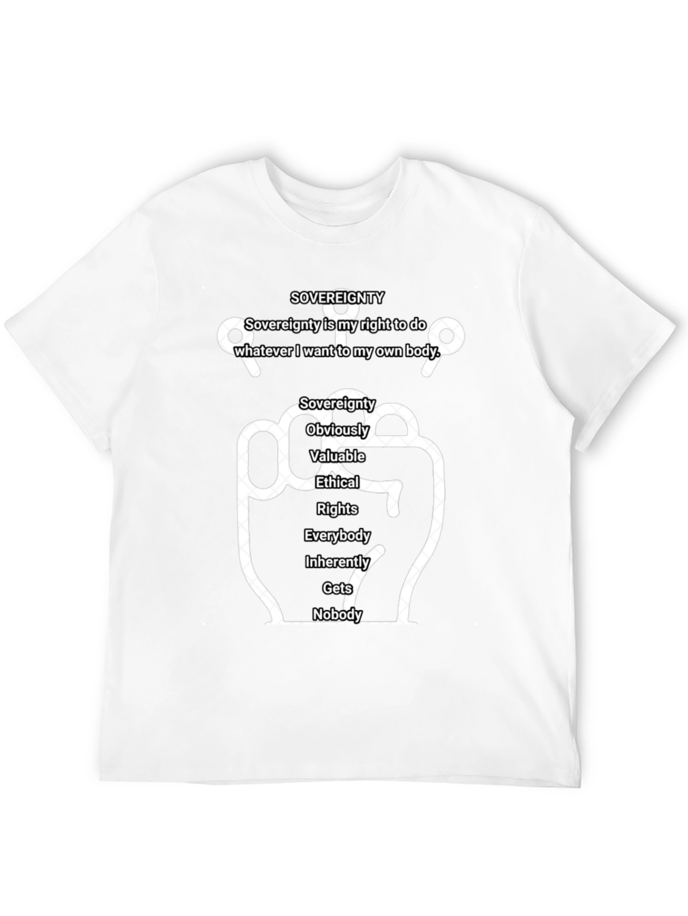 Camiseta con Diseño Gráfico SOVEREIGNTY