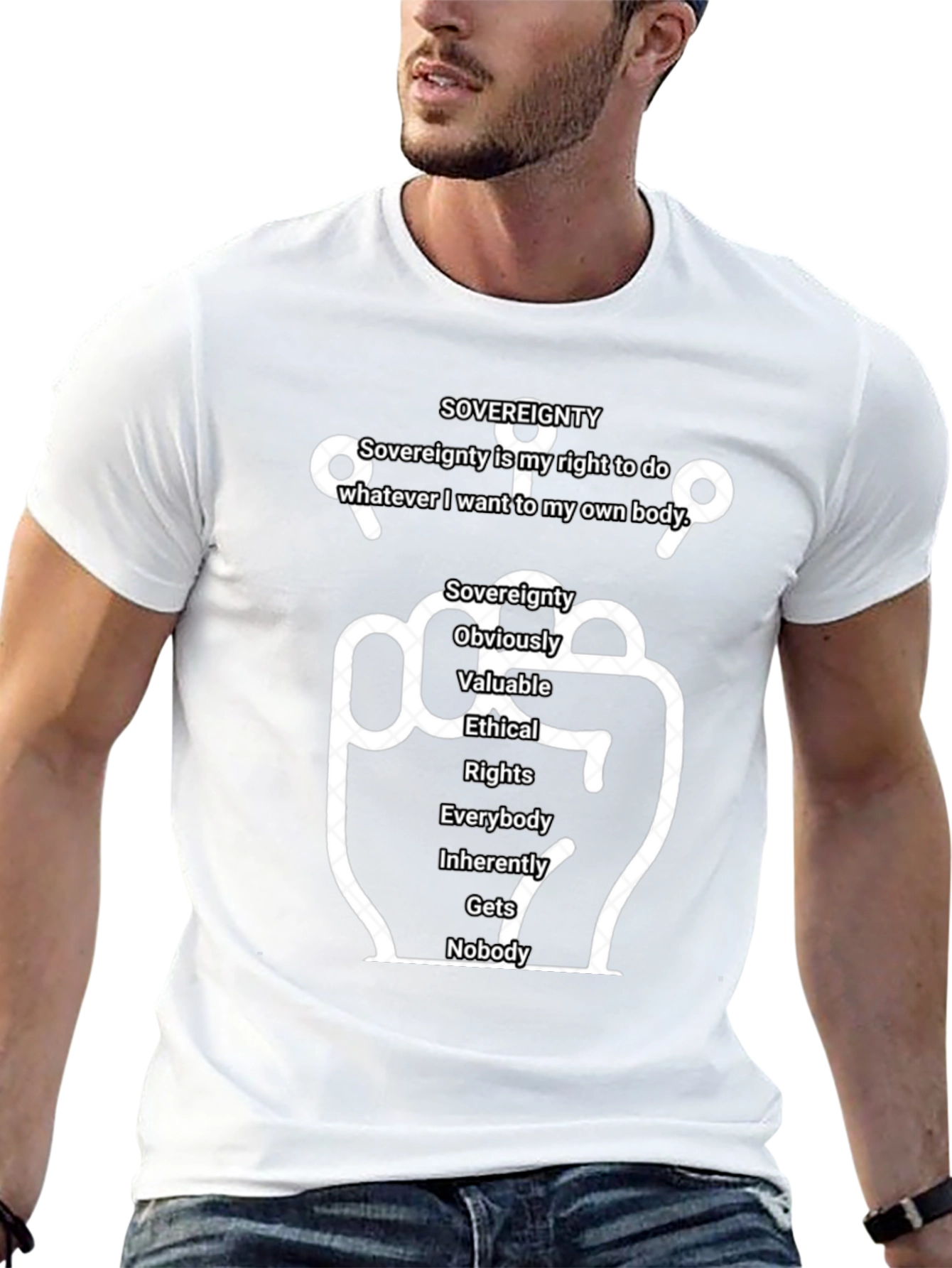 Camiseta con Diseño Gráfico SOVEREIGNTY