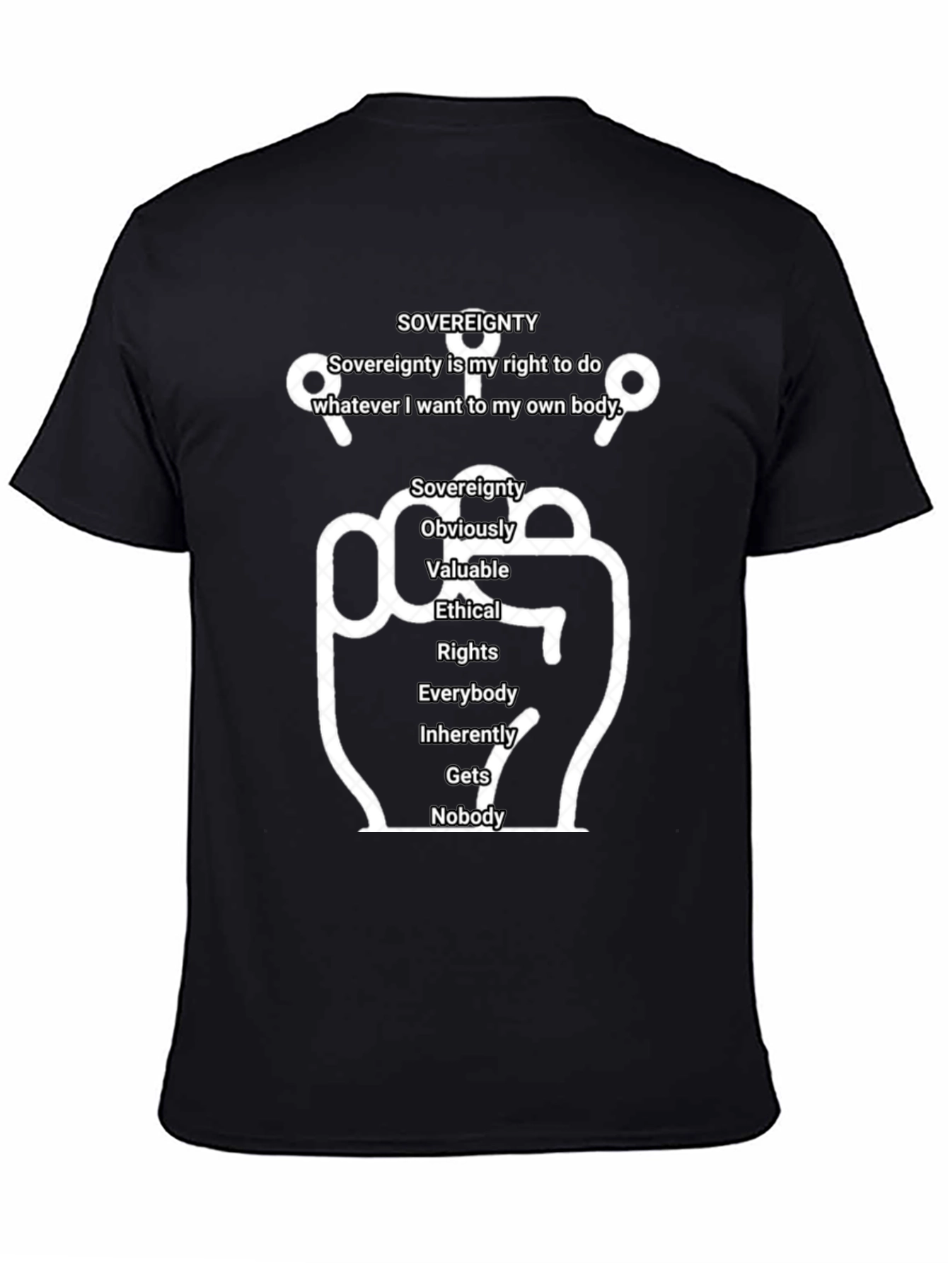 Camiseta con Diseño Gráfico SOVEREIGNTY