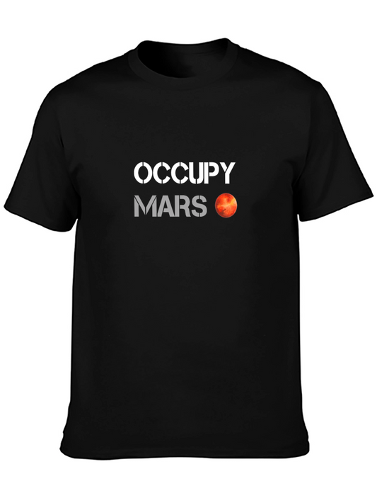 Camiseta Negra Occupy Mars