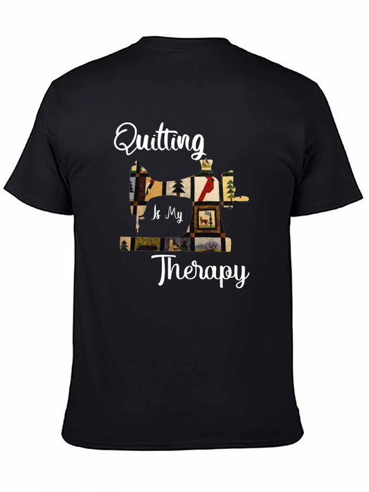 Camiseta Negra: Quitting Is My Therapy