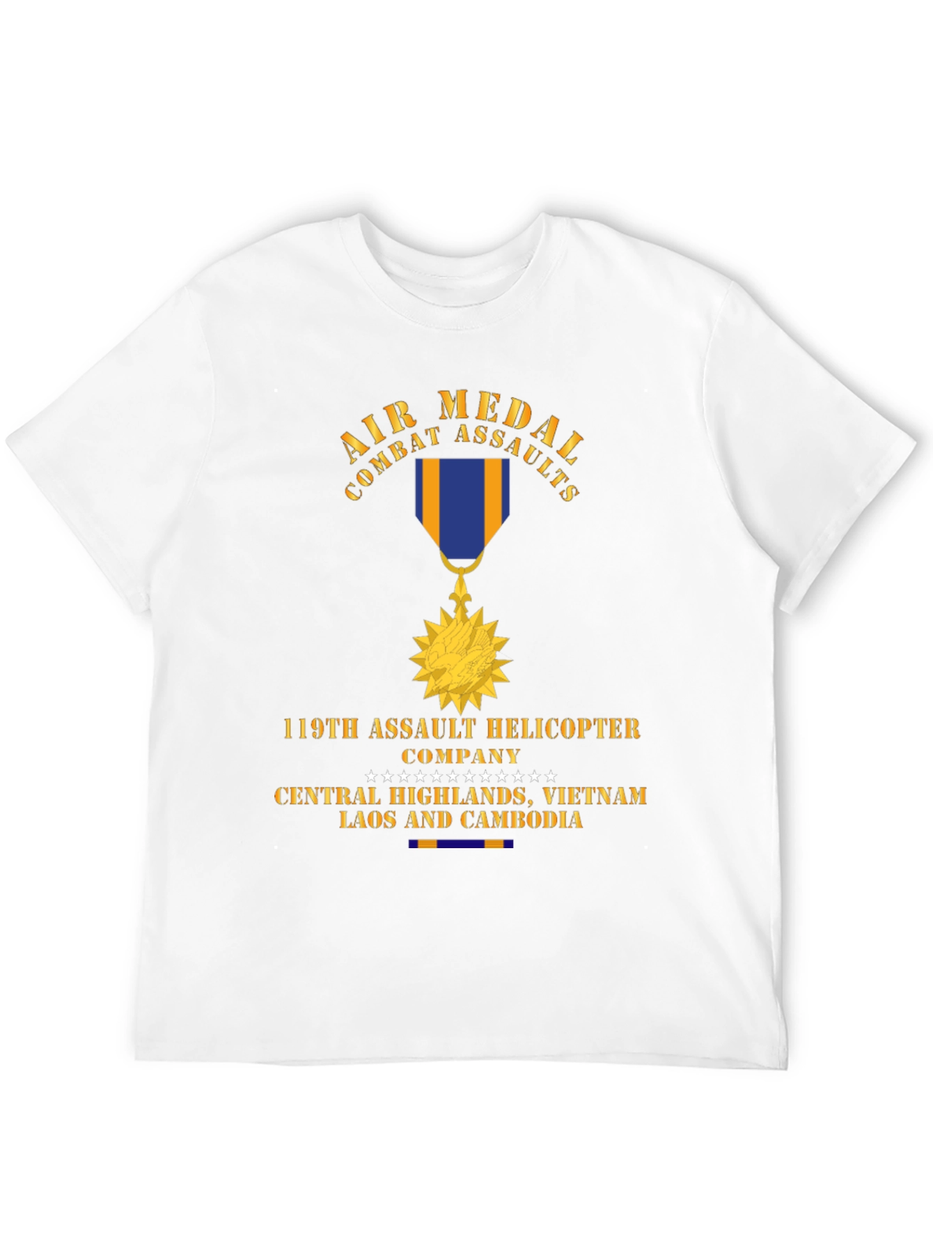 Camiseta Air Medal Combat Assaults 119th Helicopter Company