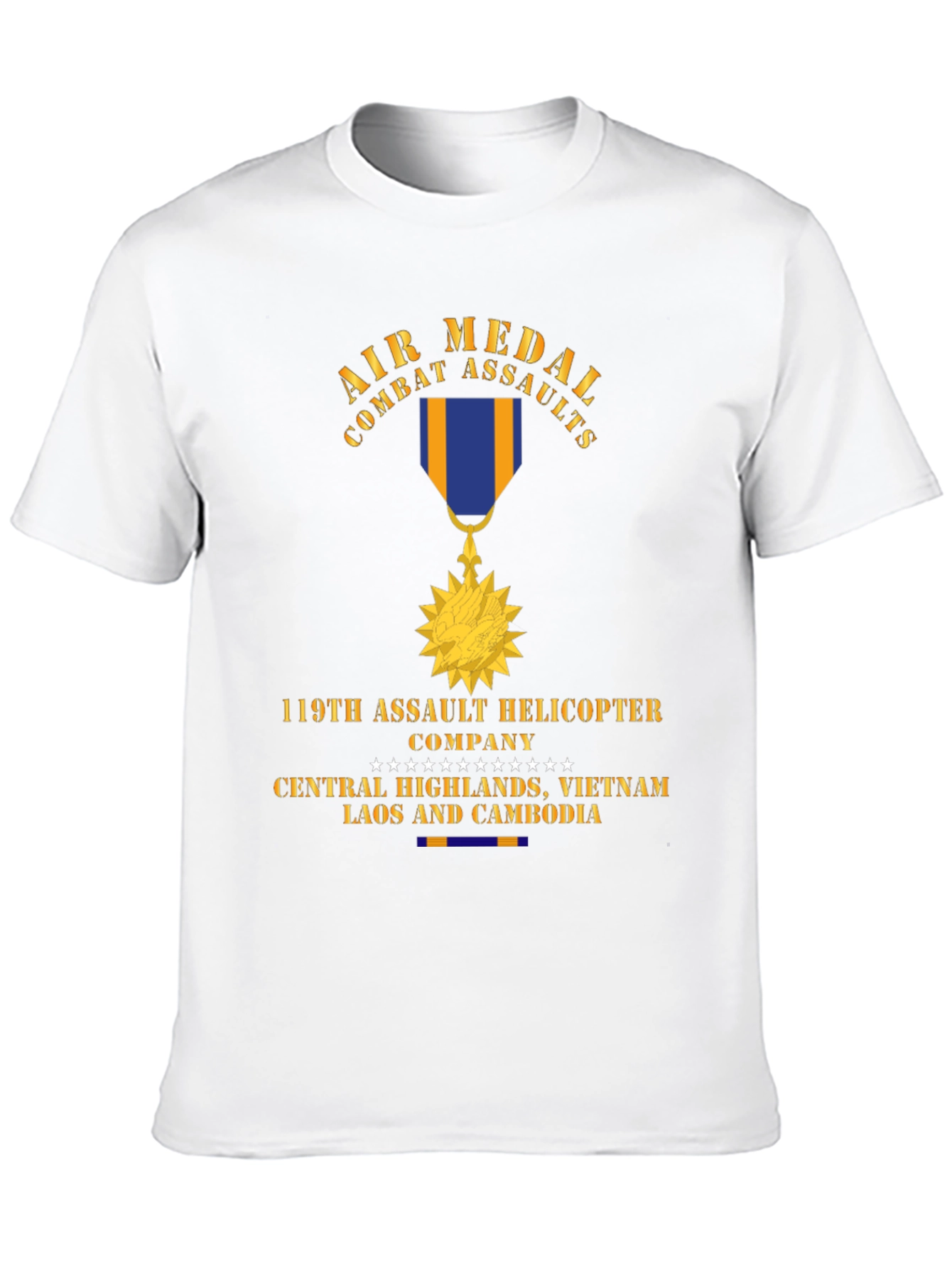 Camiseta Air Medal Combat Assaults 119th Helicopter Company