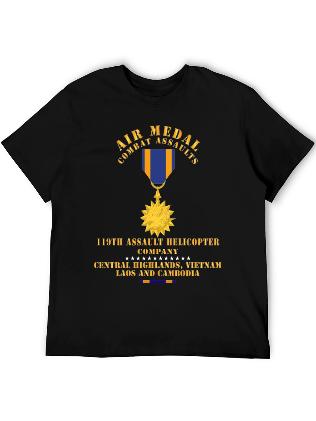 Camiseta Air Medal Combat Assaults 119th Helicopter Company