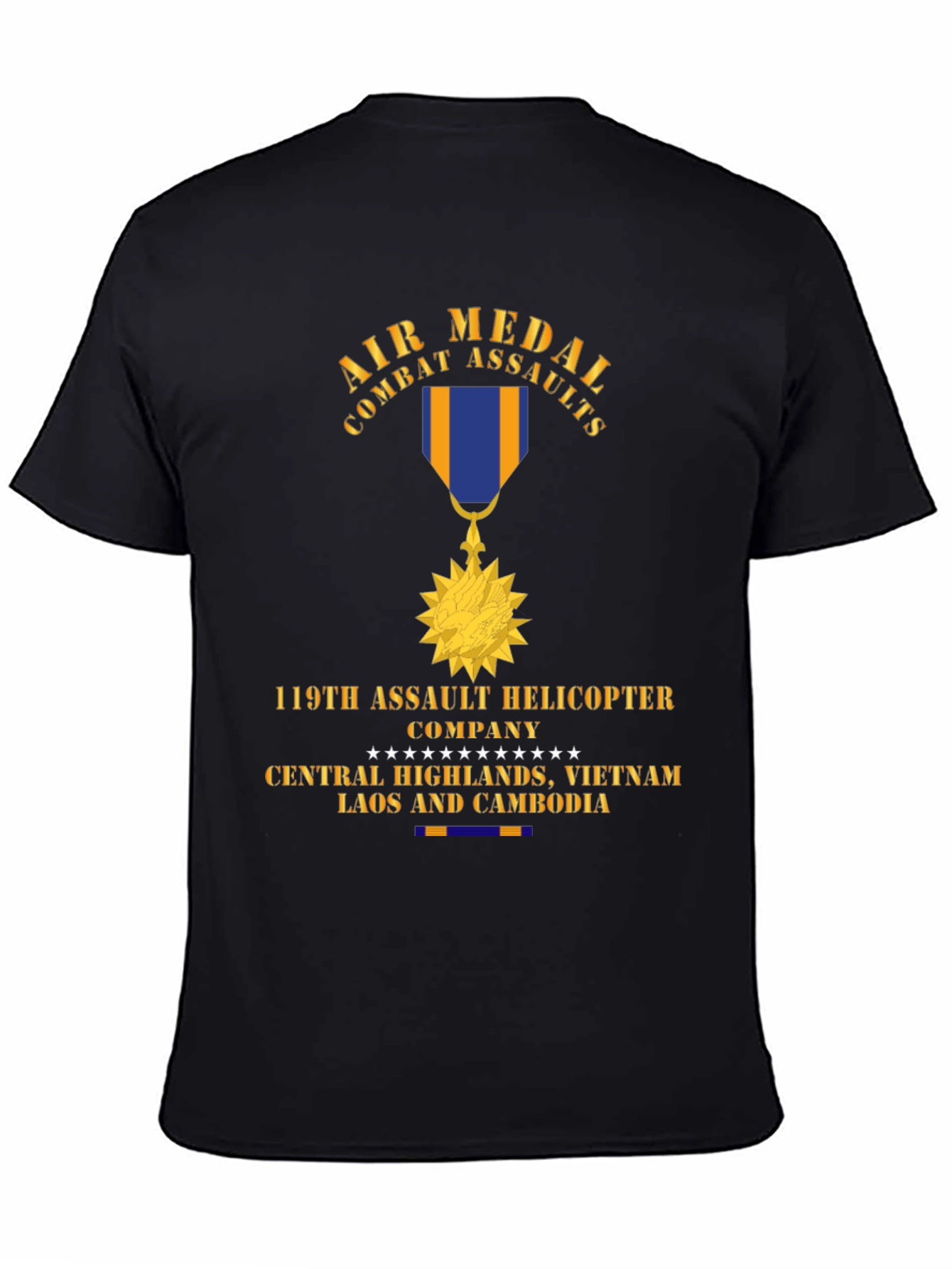 Camiseta Air Medal Combat Assaults 119th Helicopter Company