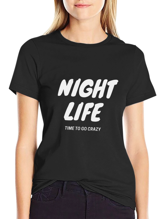 Camiseta Negra Night Life