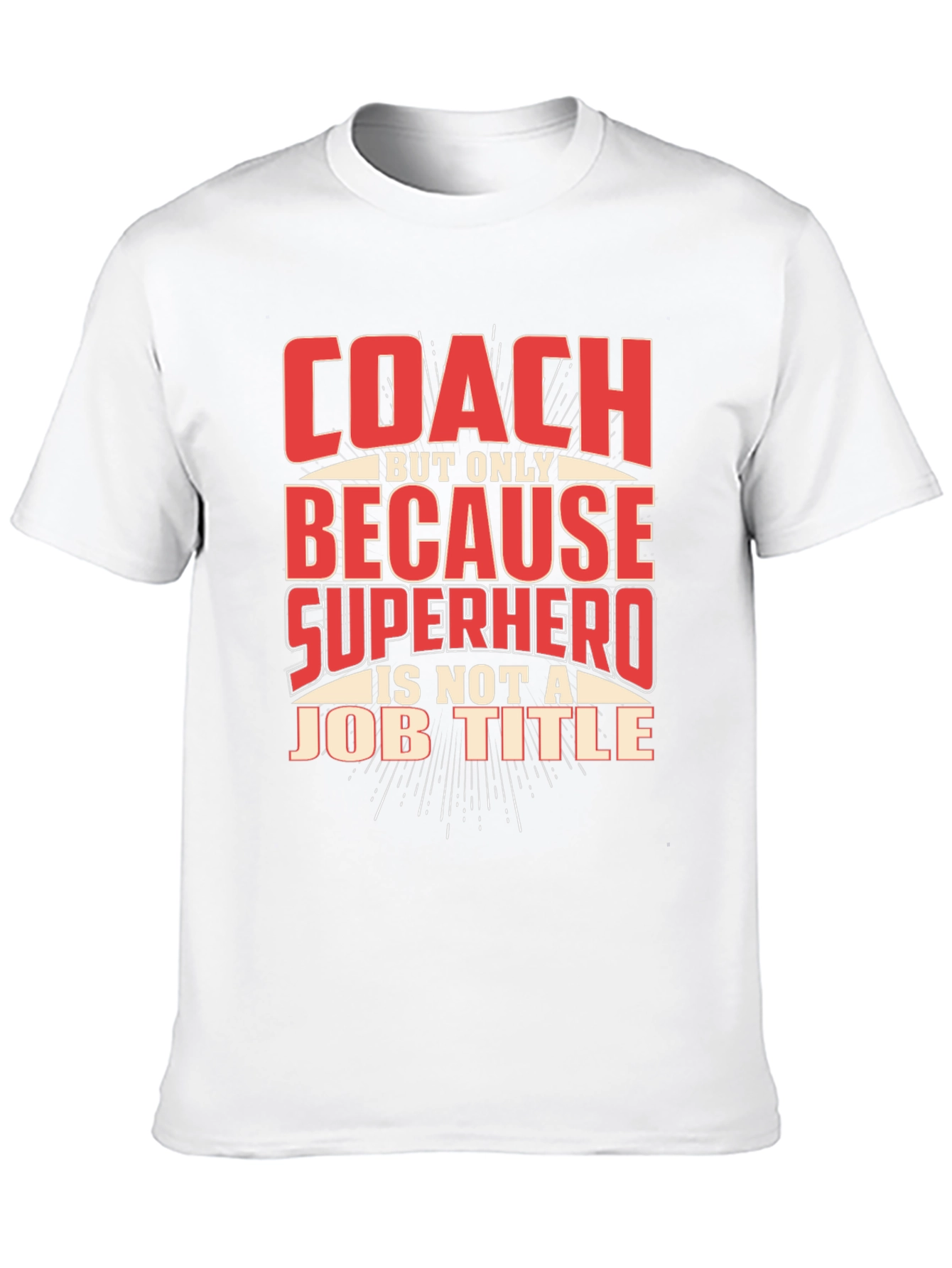 Camiseta Negra Coach Superhéroe