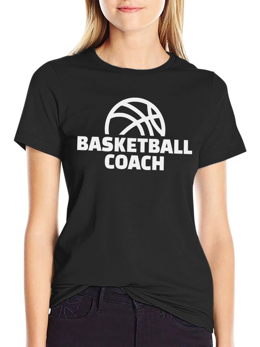 Camiseta Negra de Entrenador de Baloncesto