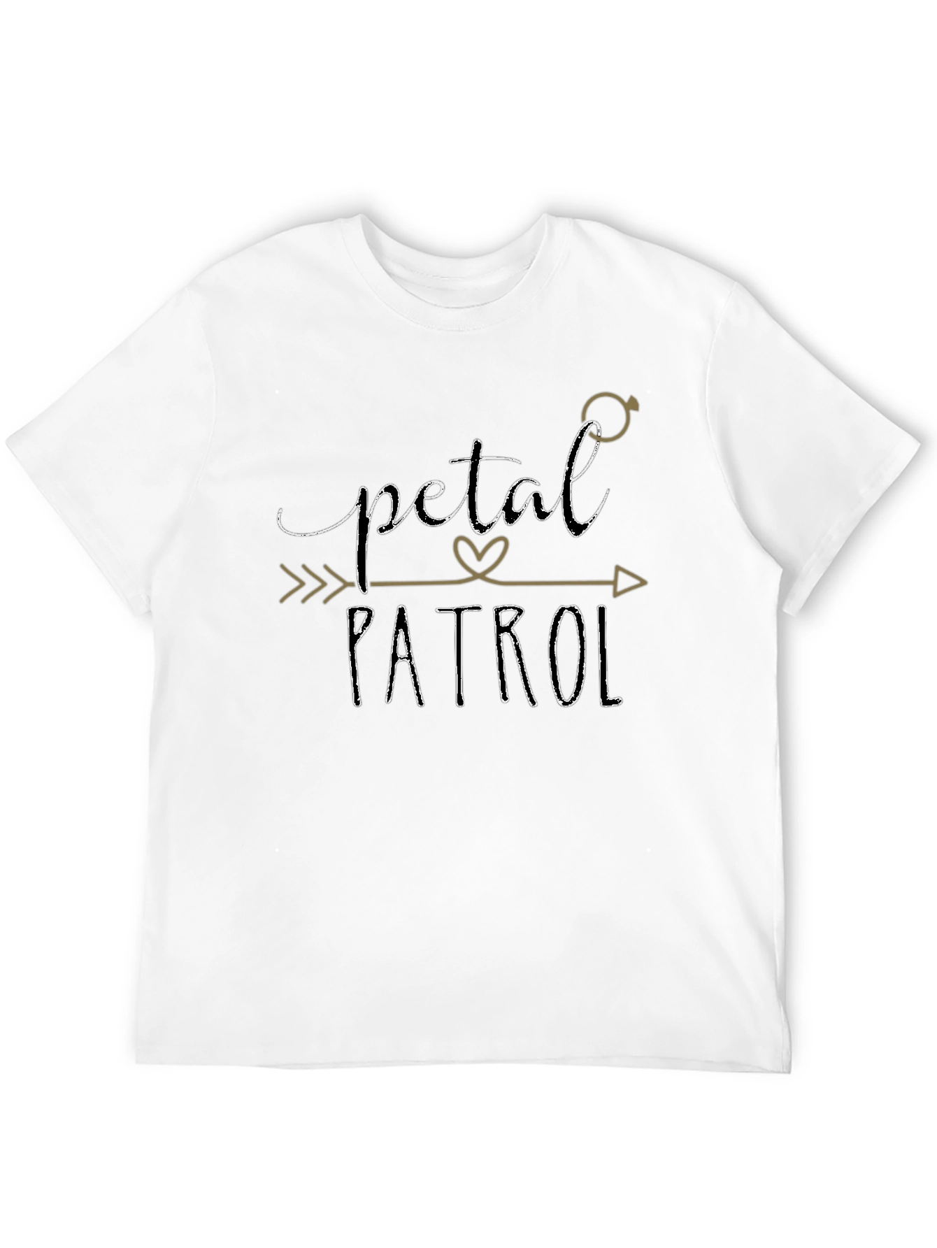 Camiseta Negra Petal Patrol para Hombre