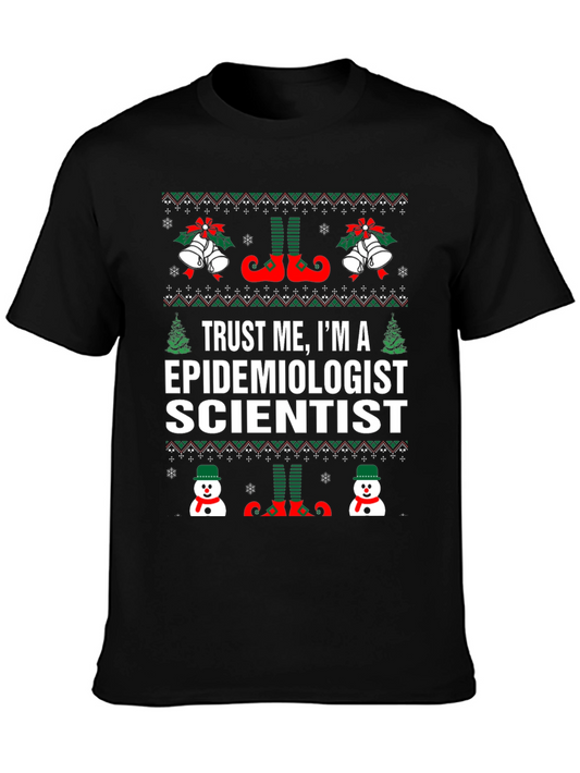 Camiseta Navideña Epidemiólogo Científico