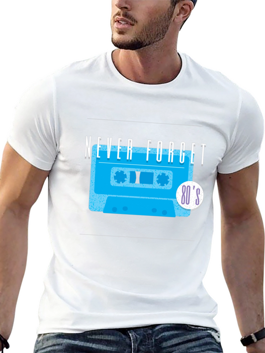 Camiseta Retro Never Forget 80s