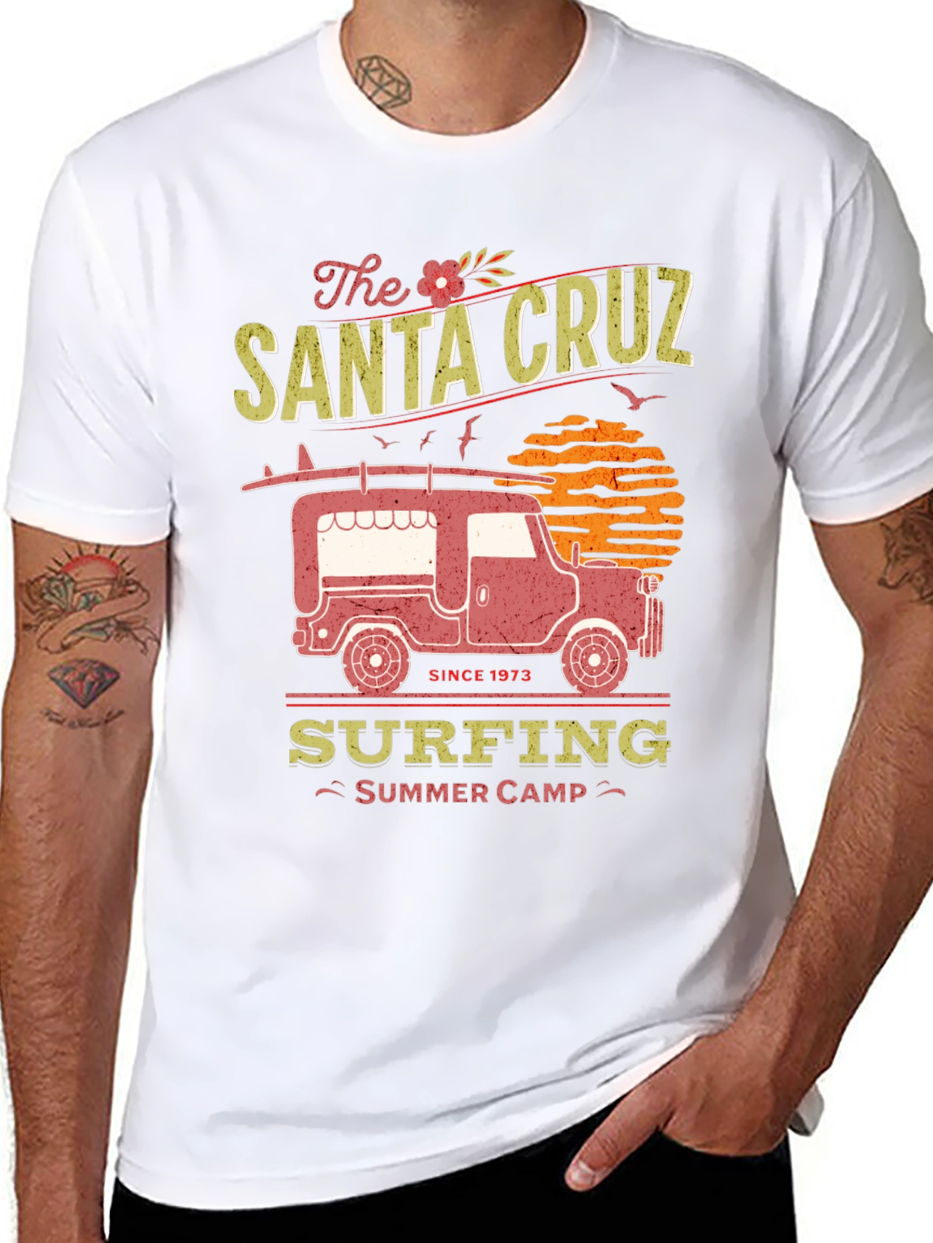 Camiseta Santa Cruz Surfing Summer Camp