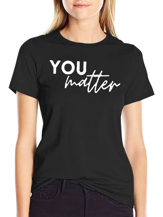Camiseta Negra YOU matter para Hombre