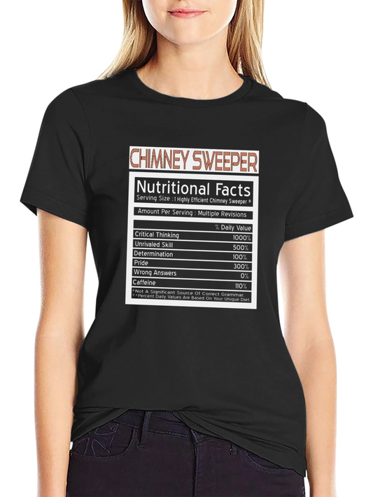 Camiseta Chimenea Nutricional Divertida