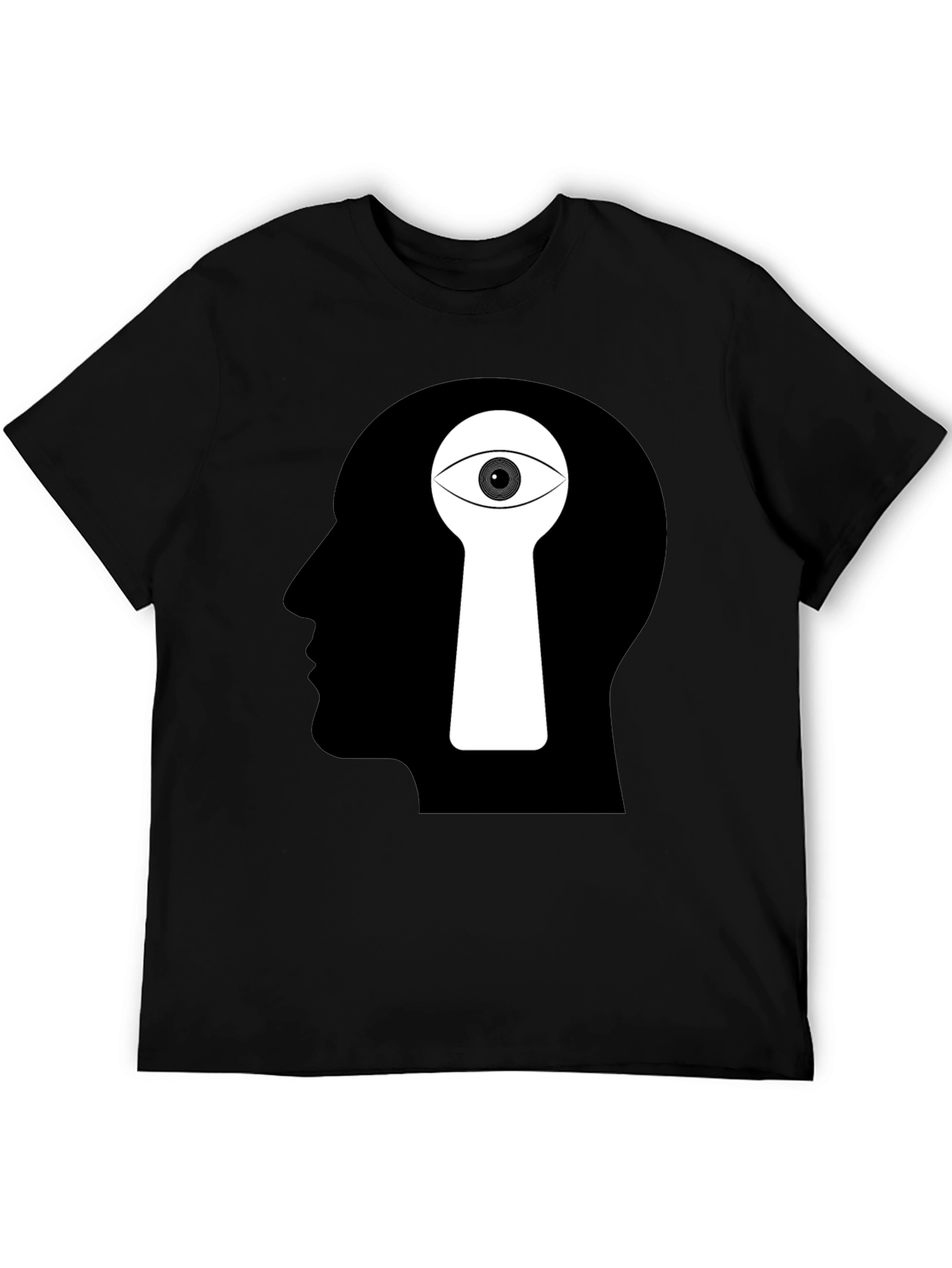 Camiseta Negra Ojo Mental