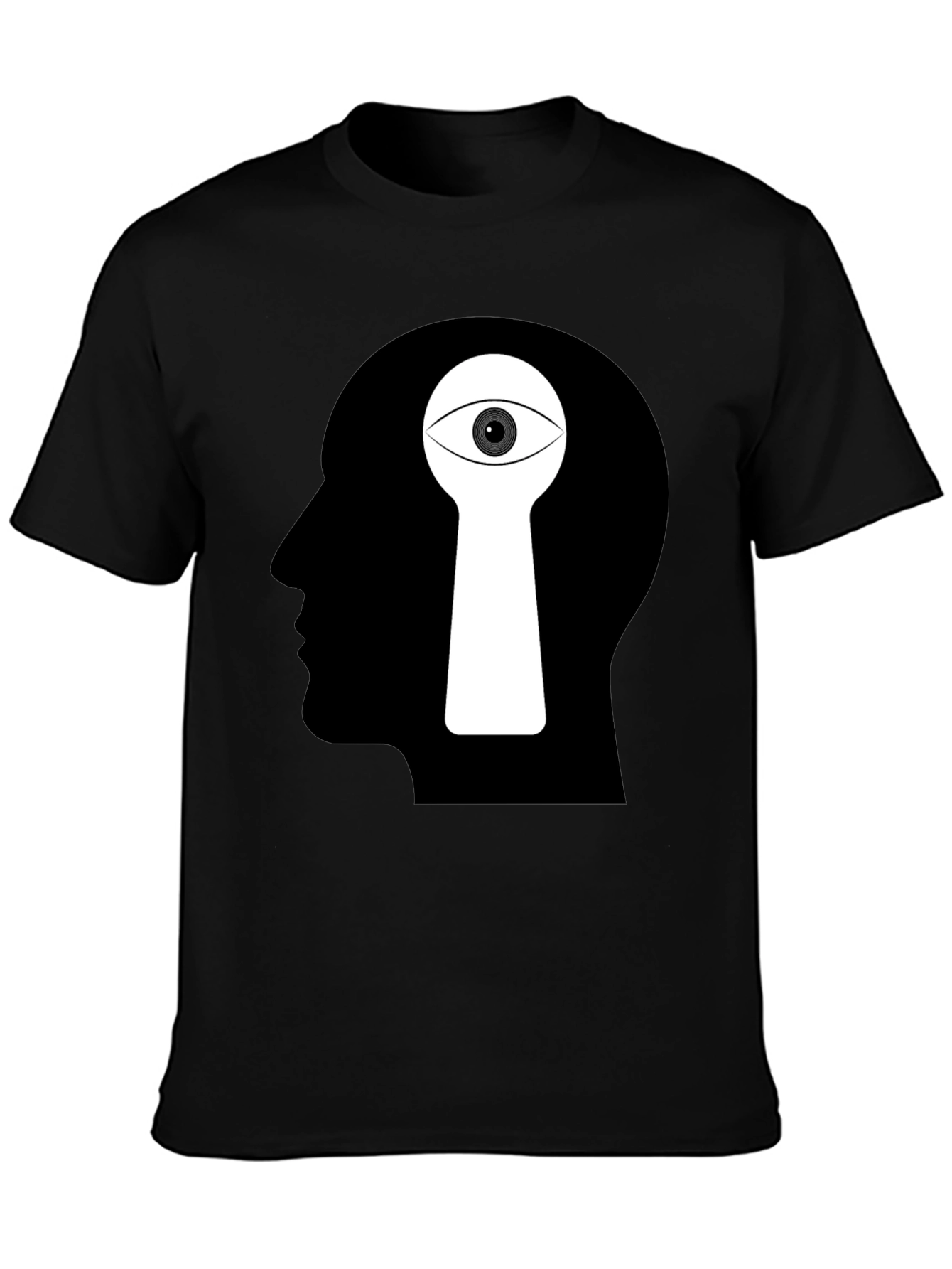 Camiseta Negra Ojo Mental