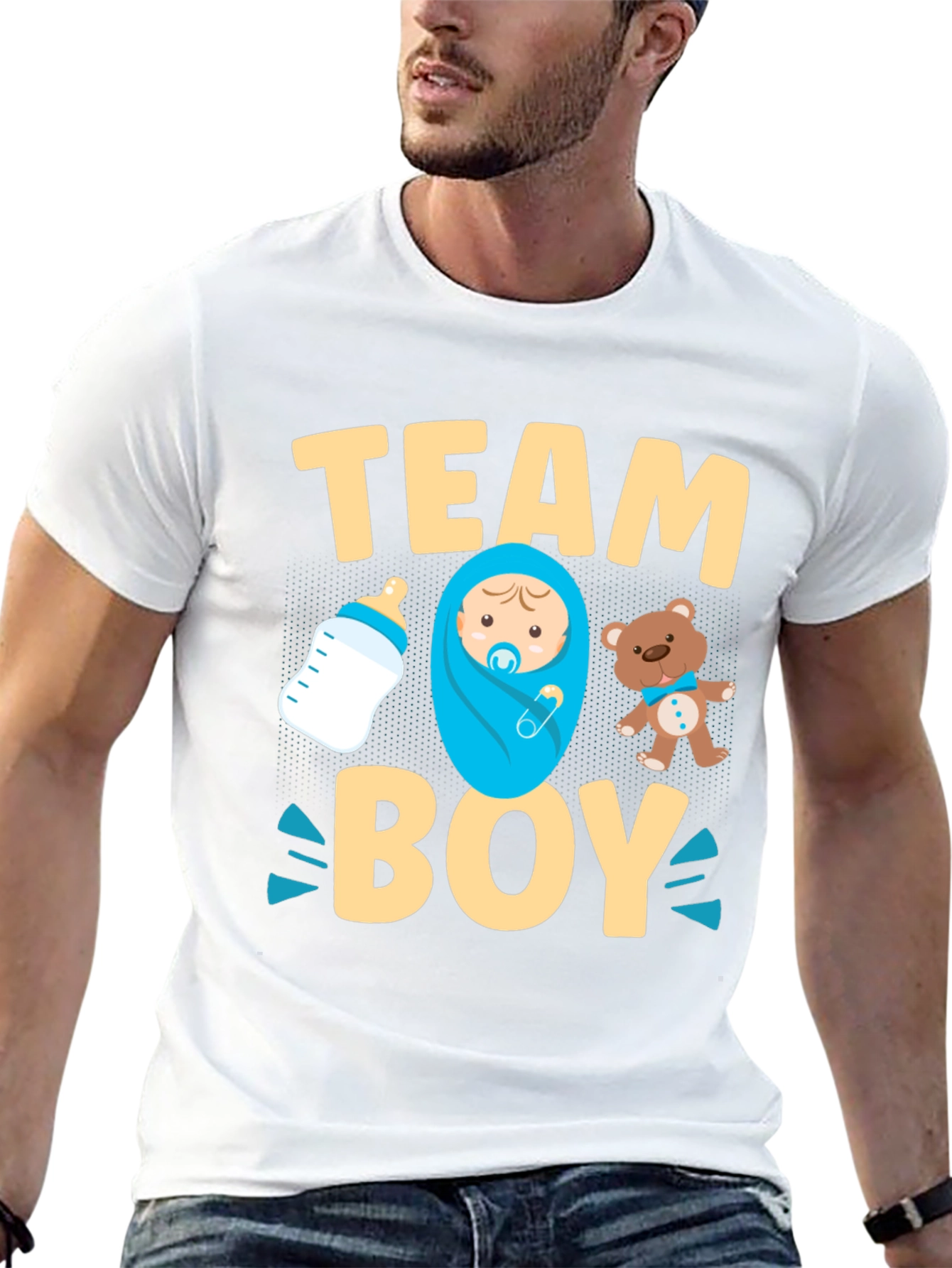 Camiseta Team Boy - Revelación de Género
