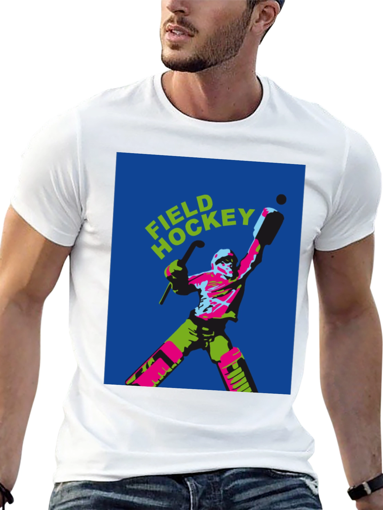 Camiseta de Hockey sobre Hierba con Diseño Llamativo