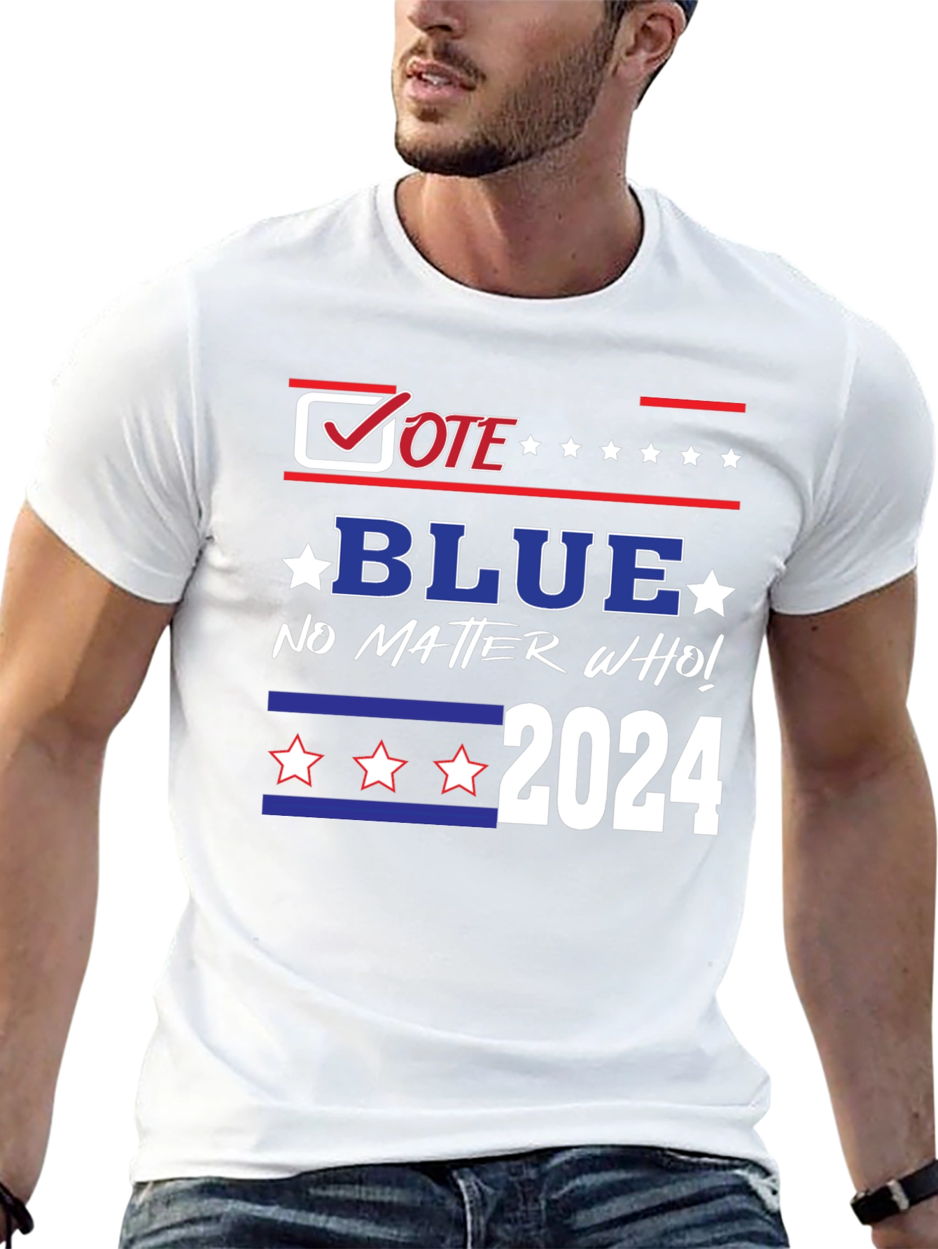 Camiseta Vote Blue 2024