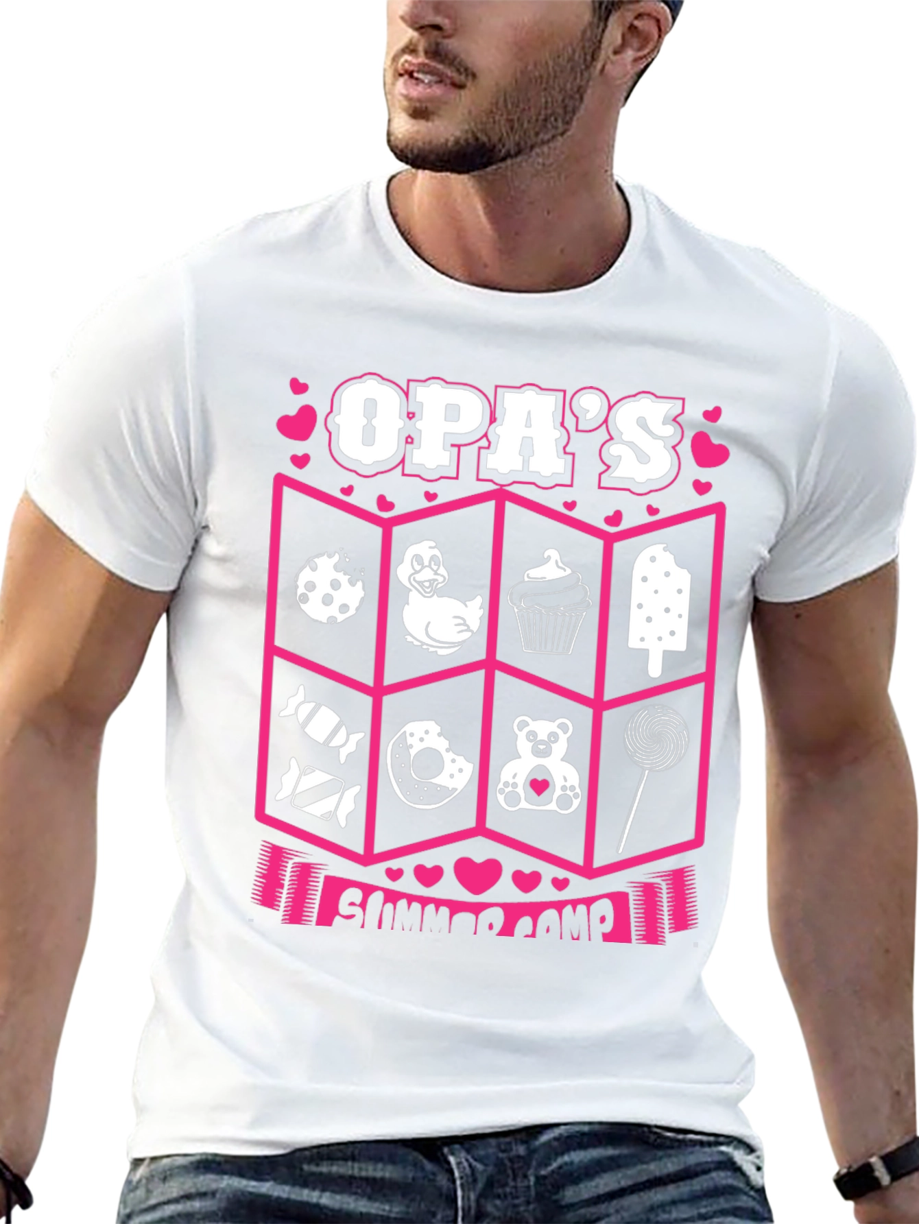 Camiseta Opas Summer Camp Divertida