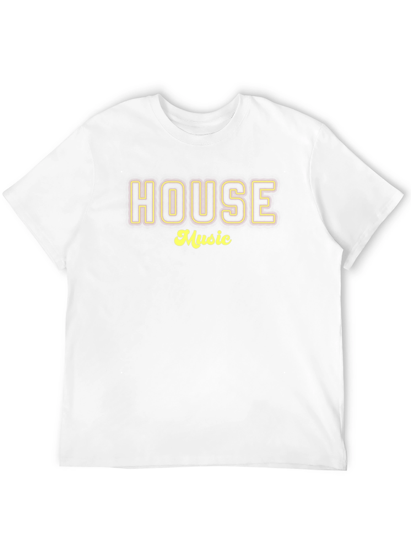 Camiseta Negra House Music - Estilo Urbano