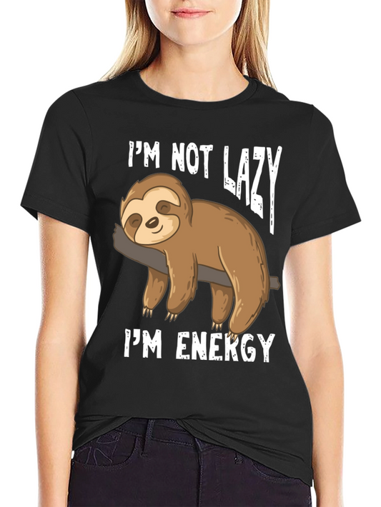 Camiseta Perezosa de Energía para Hombre