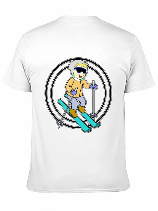 Camiseta Negra Esquí Niño