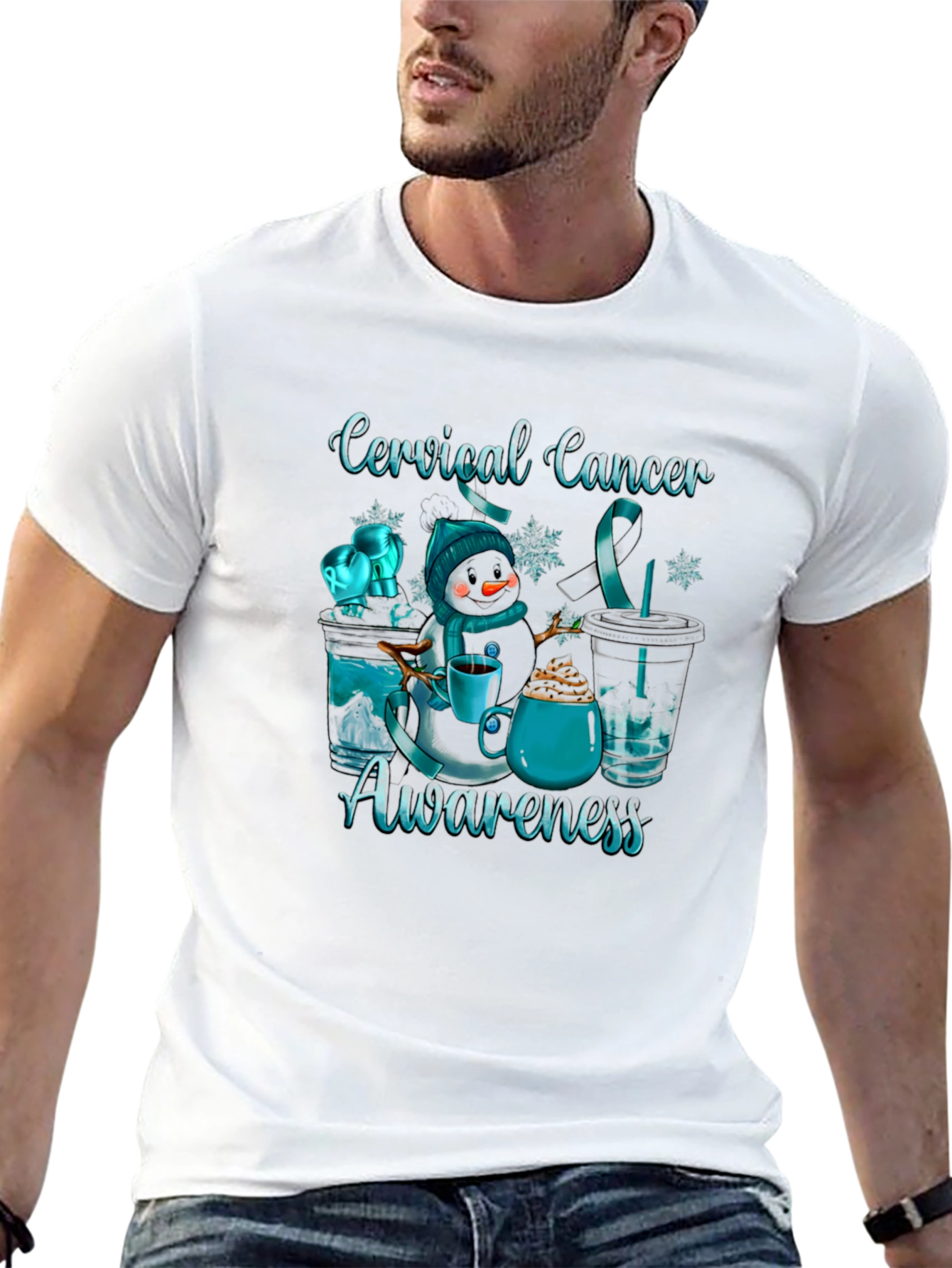 Camiseta Concienciación Cáncer Cervical Invierno
