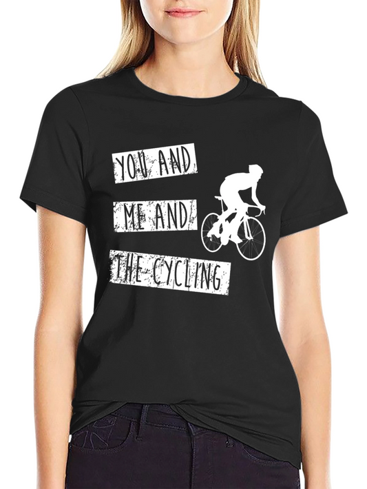 Camiseta Ciclismo Tú Yo y el Ciclismo - Negra