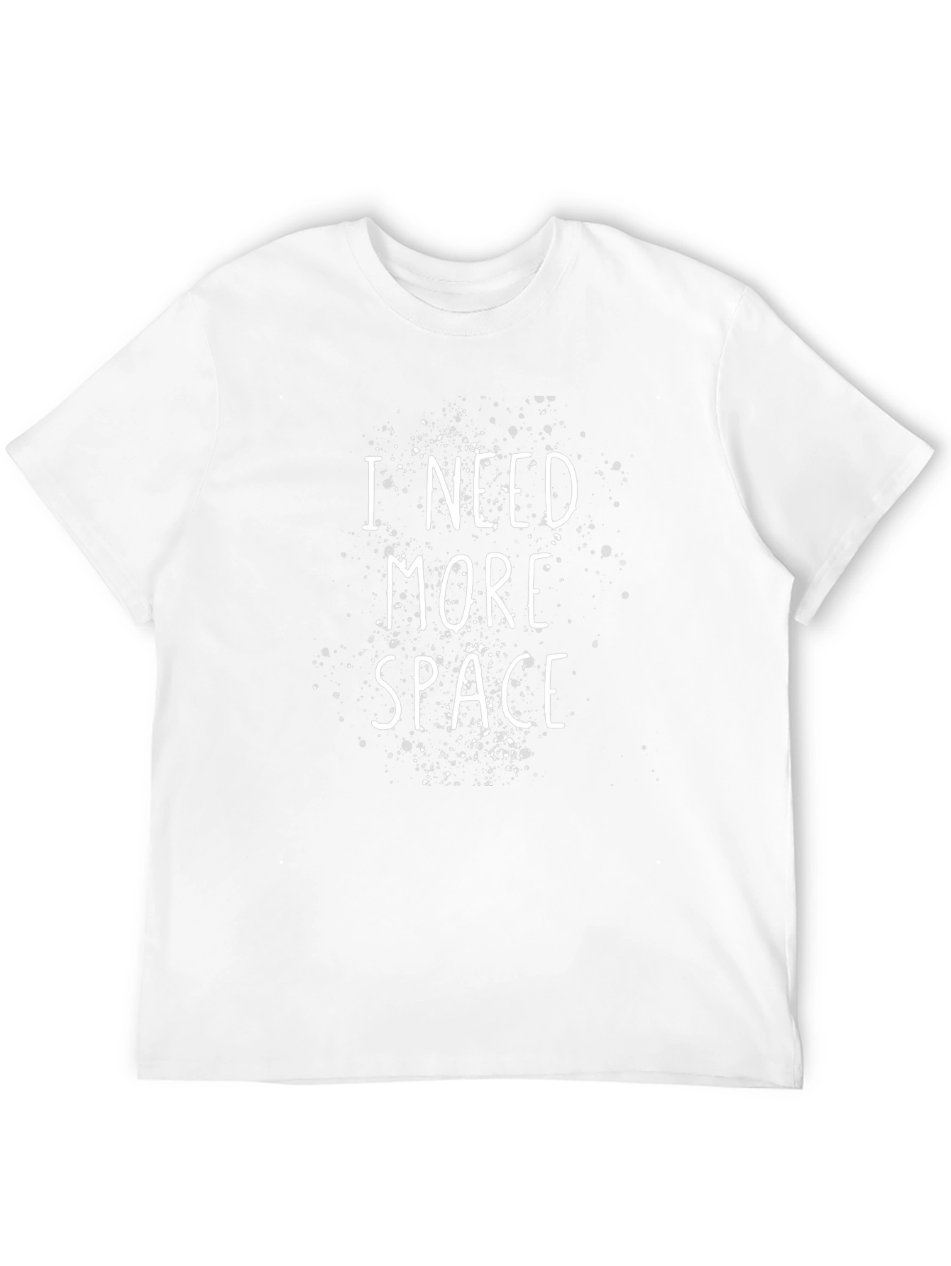 Camiseta Negra: Necesito Más Espacio