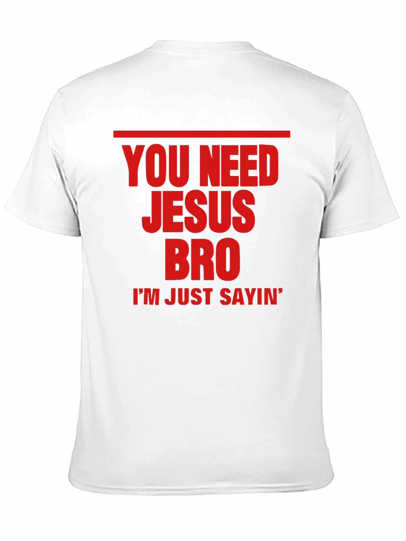 Camiseta Necesitas a Jesús Bro - Estilo Urbano
