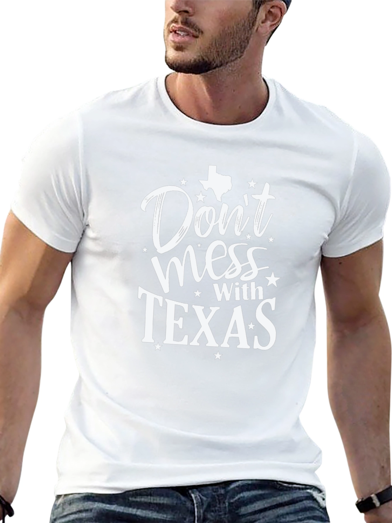 Camiseta Negra Dont Mess With Texas
