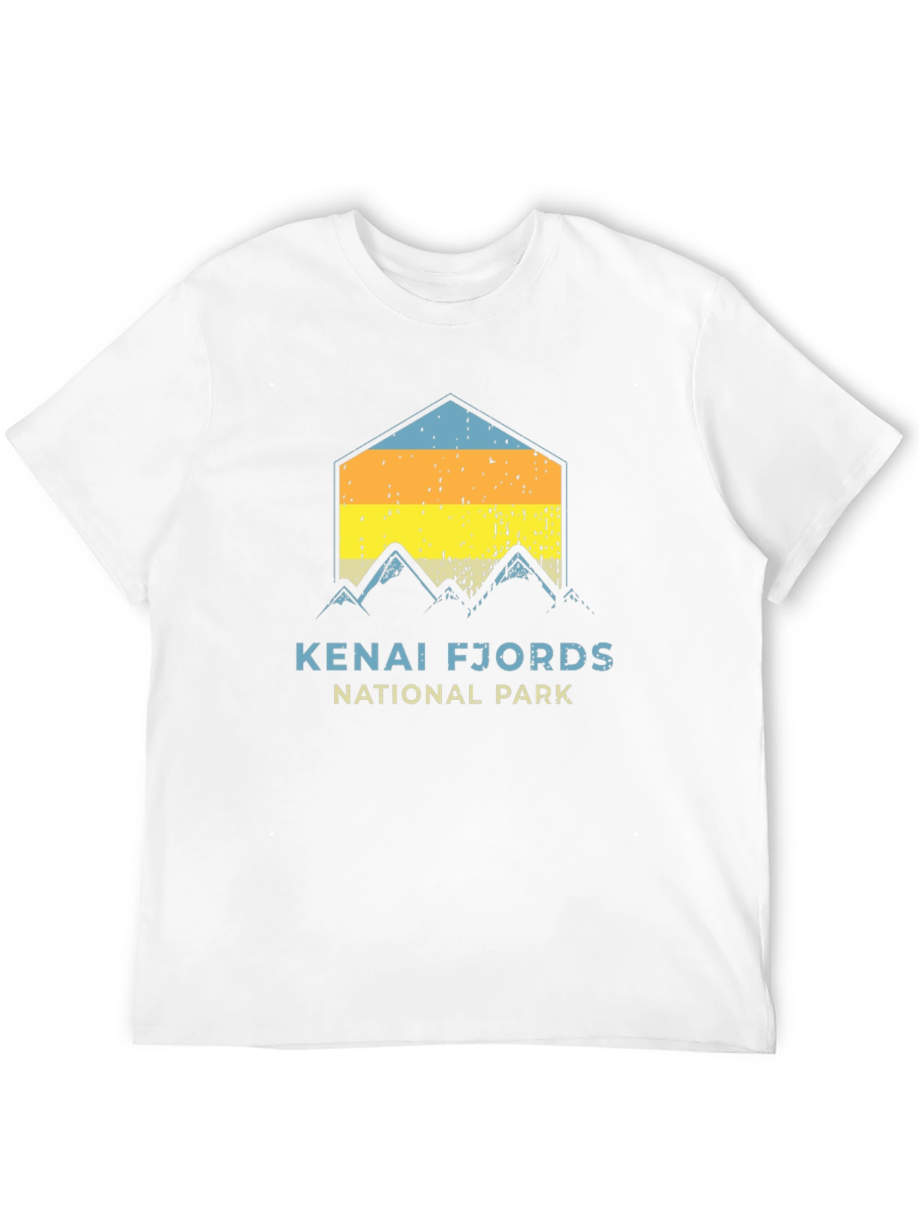 Camiseta Parque Nacional Fiordos Kenai - Diseño Retro