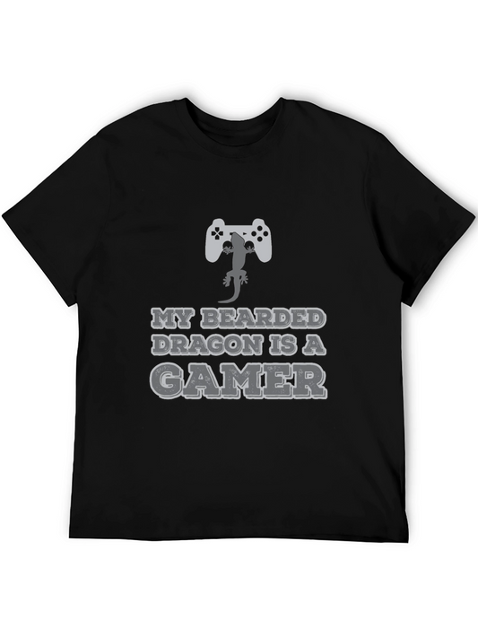 Camiseta Mi Dragón Barbudo es Gamer