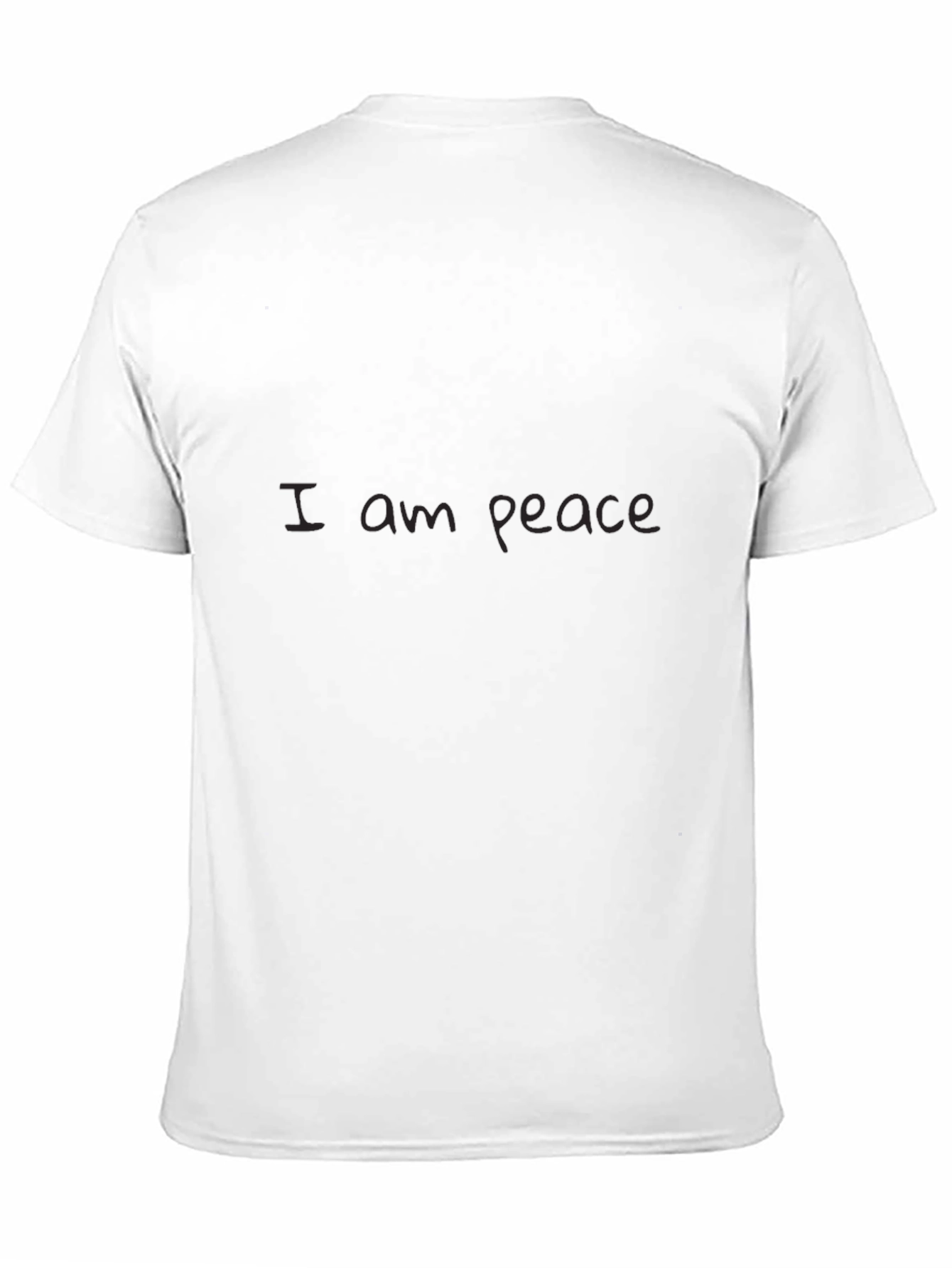 Camiseta Negra I am peace para Hombre