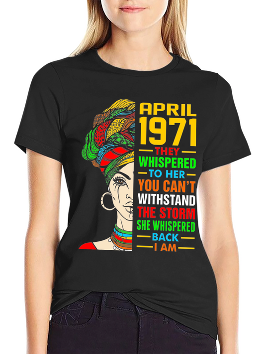 Camiseta Abril 1971 Mujer Fuerte