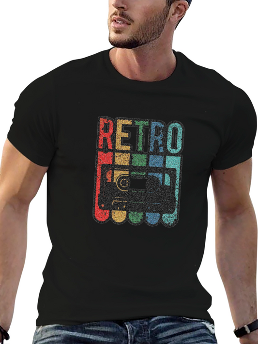 Camiseta Retro Vintage Cassette Música