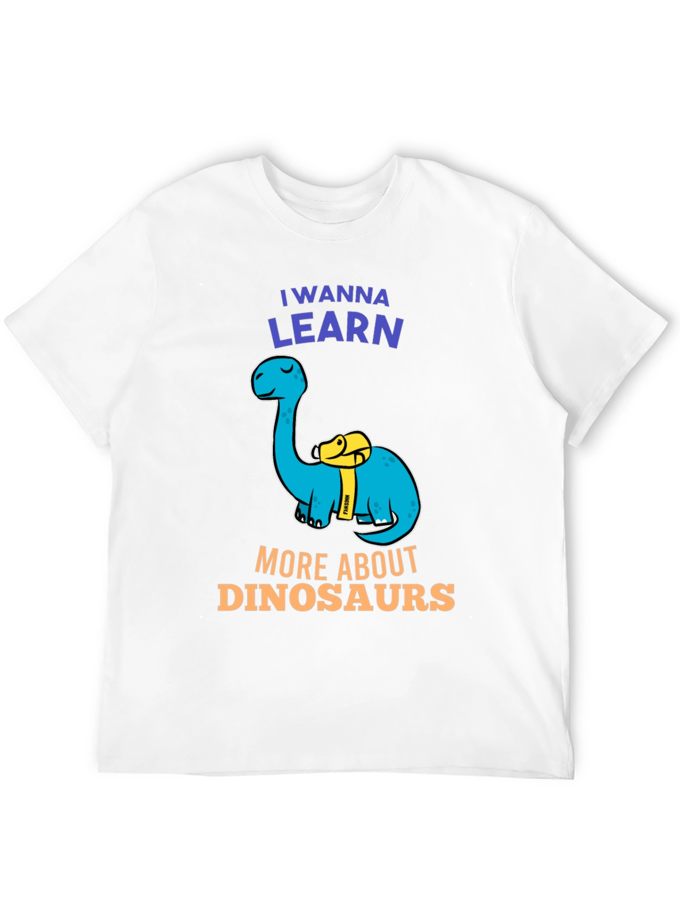 Camiseta Negra Quiero Aprender Sobre Dinosaurios