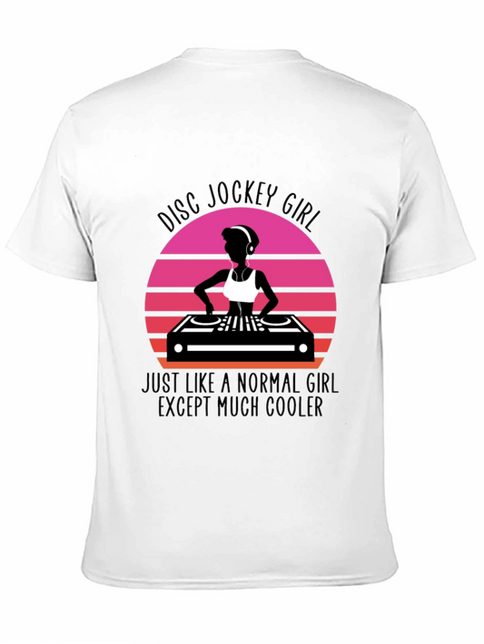 Camiseta Disc Jockey Girl Much Cooler - Diseño Original