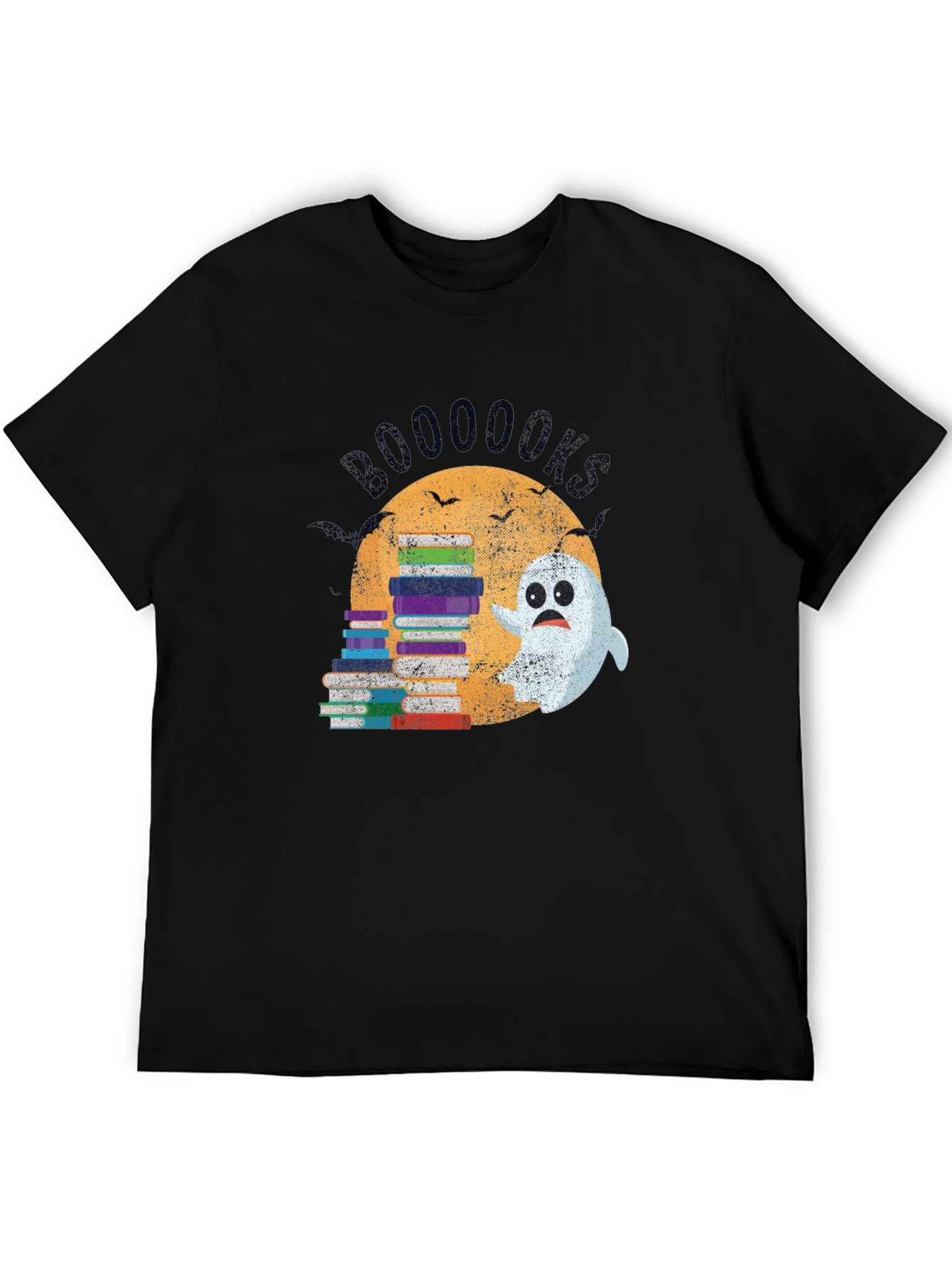 Camiseta Halloween Booooks Lectura Fantasma