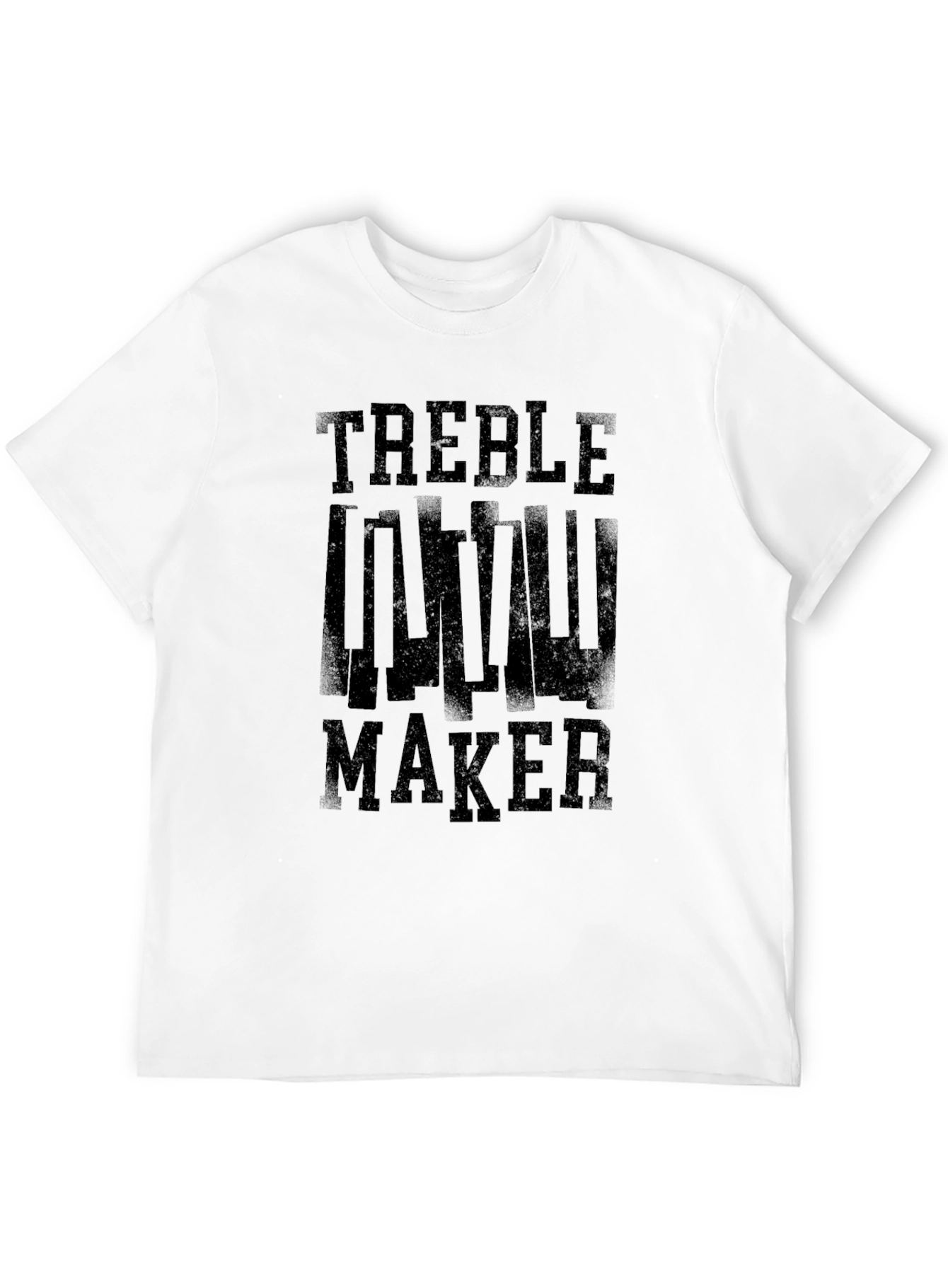 Camiseta Negra Treble Maker para Amantes de la Música