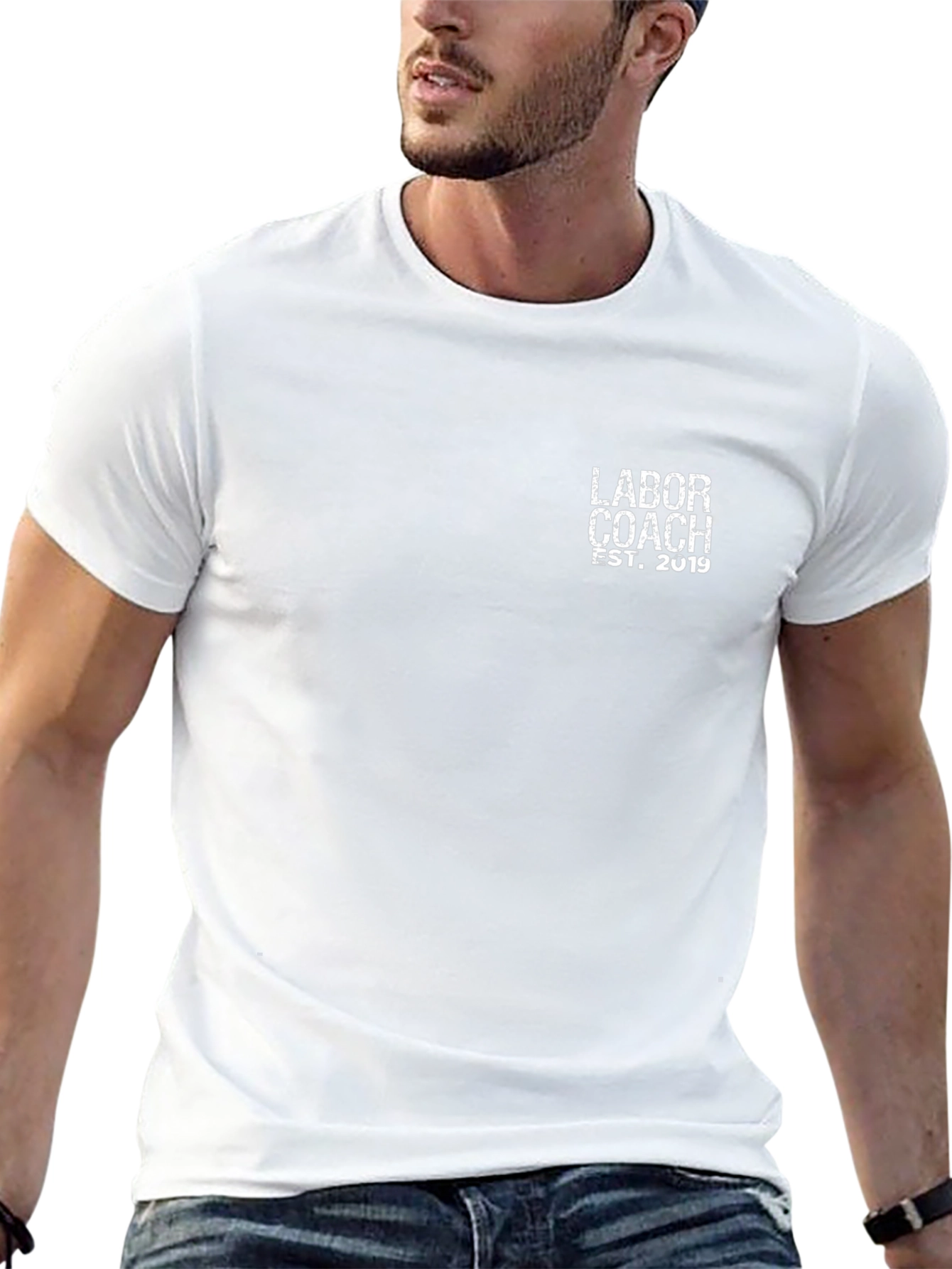 Camiseta Negra Labor Coach Est. 2019 para Hombre