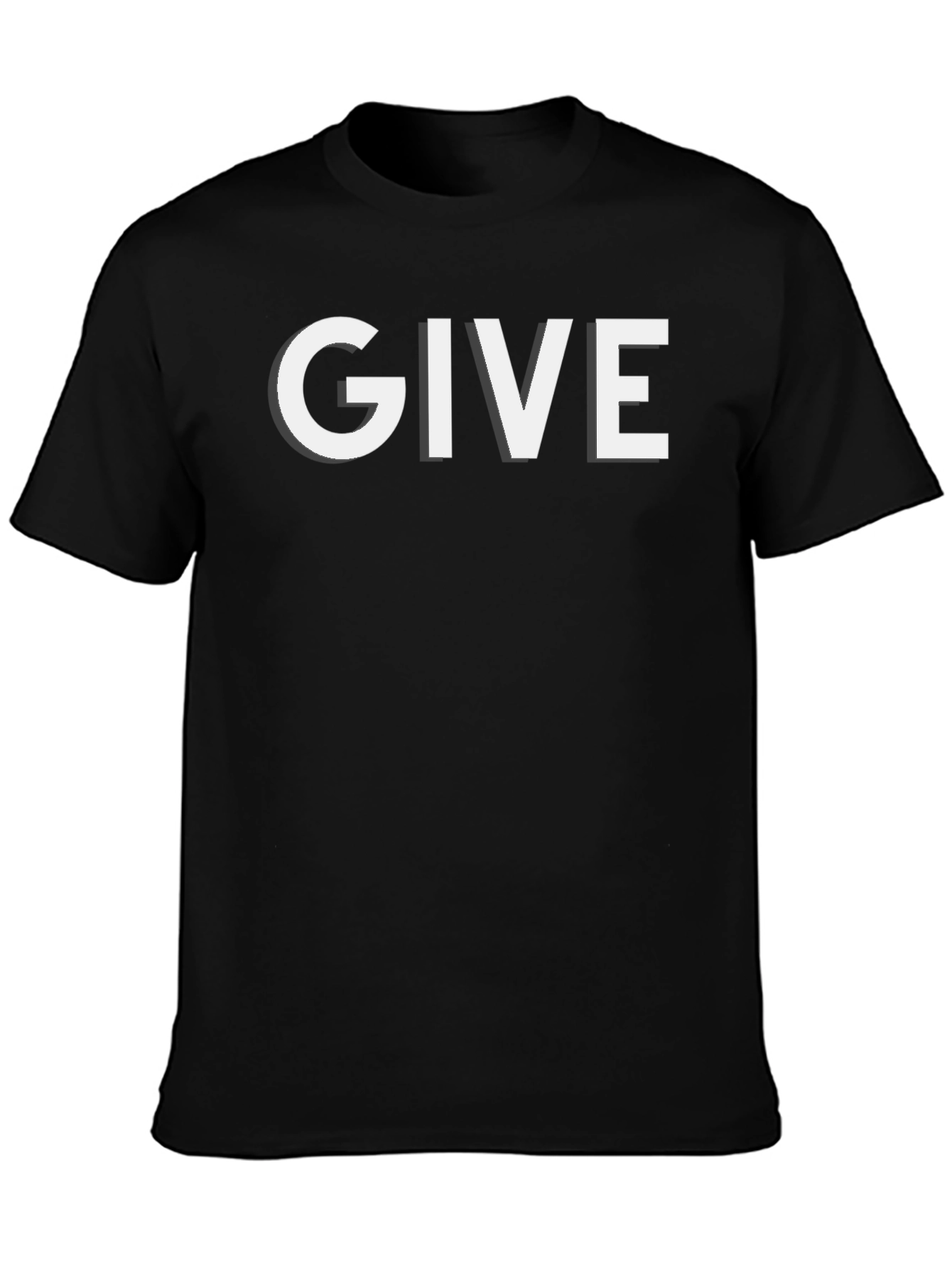 Camiseta Negra GIVE para Hombre