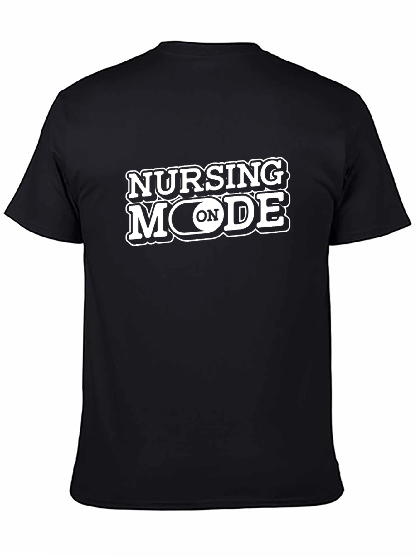 Camiseta Negra Nursing Mode On