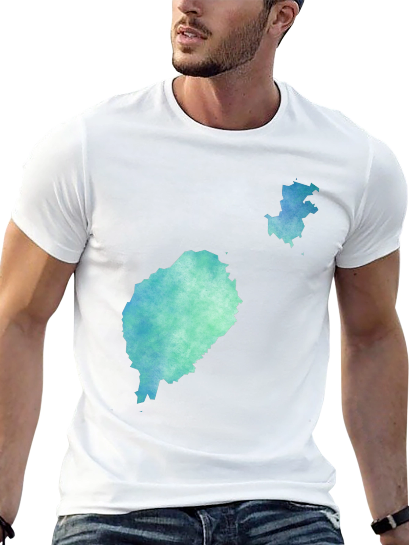 Camiseta Hombre Islas São Tomé y Príncipe
