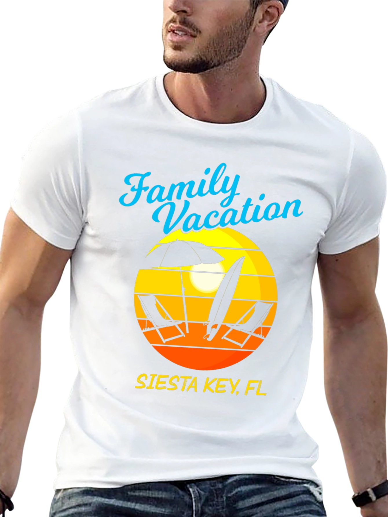 Camiseta Vacaciones Familiares Siesta Key
