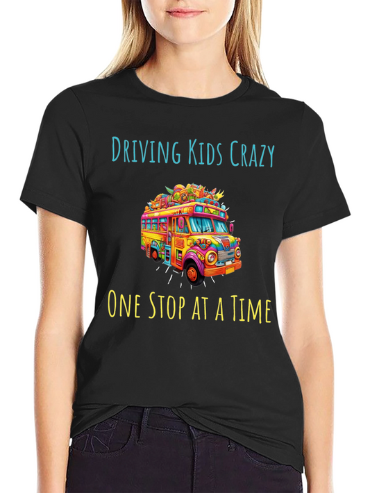 Camiseta Negra Driving Kids Crazy